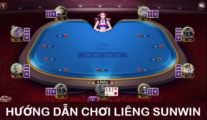 Quy trình đánh bài Liêng Sunwin cơ bản