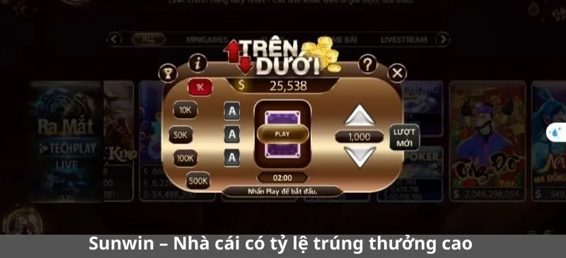 Tổng hợp 3 lưu ý quan trọng khi chơi Trên Dưới Sunwin